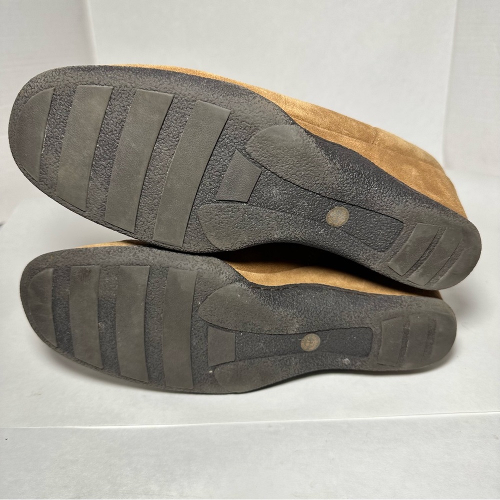 A.N.A | A New Approach Light Brown Tall Suede Wedge Boots | Size 10 - Picture 11 of 14